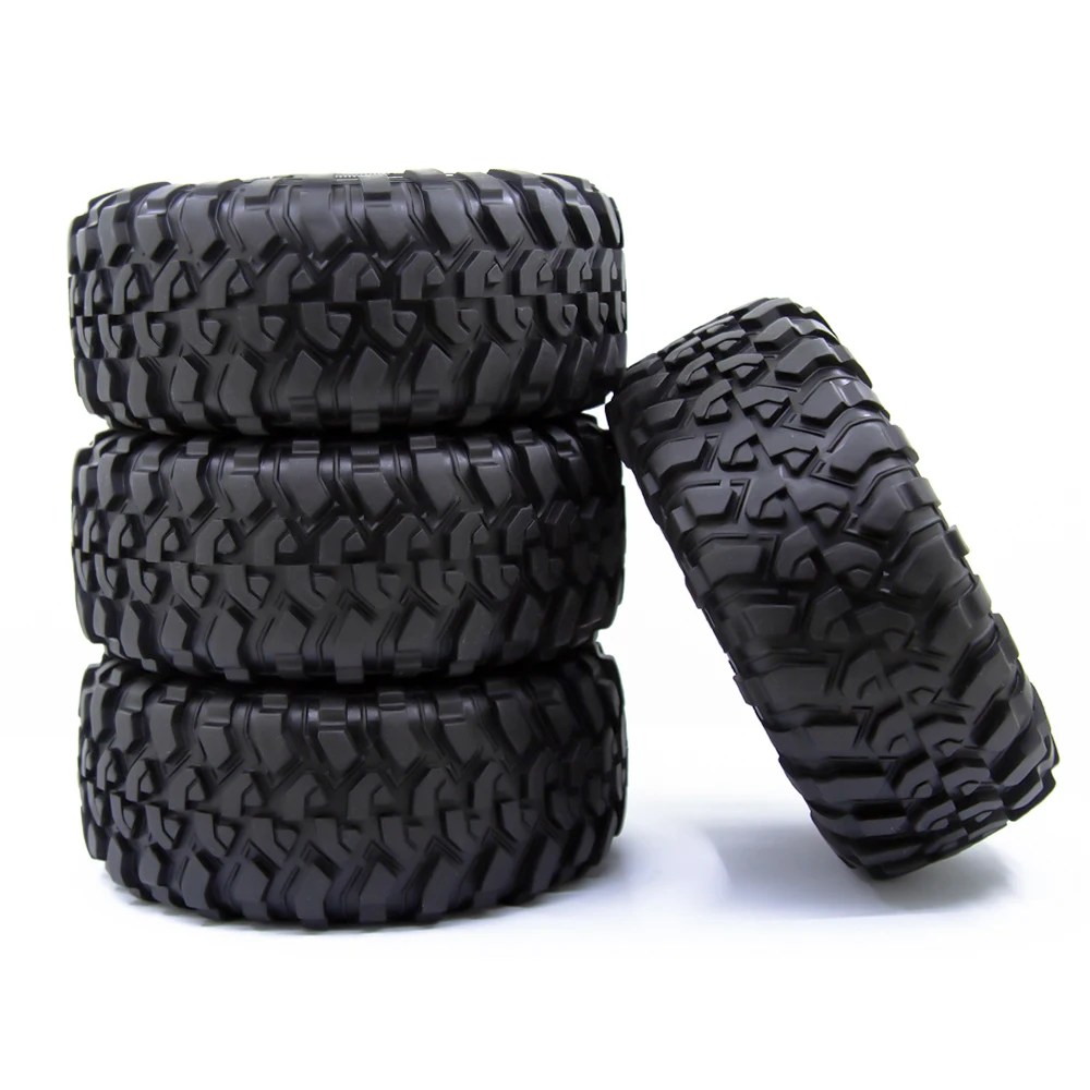 RC 120MM 1.9 "kauçuk kayalar lastikler için 1:10 RC kaya paleti eksenel SCX10 kanyon izi Trax TRX4 TRX6 #8174