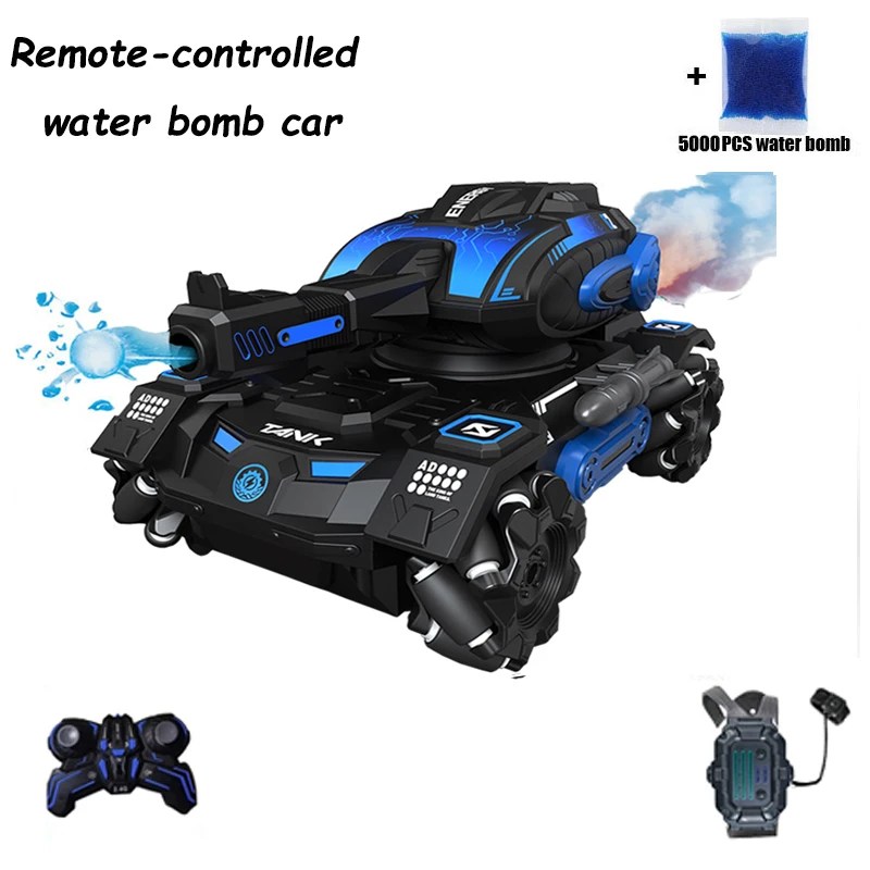 RC araba çocuk oyuncakları çocuklar için 4WD uzaktan kumanda araba RC tankı jest kontrollü su bomba elektrikli zırhlı oyuncaklar Boys için hediye