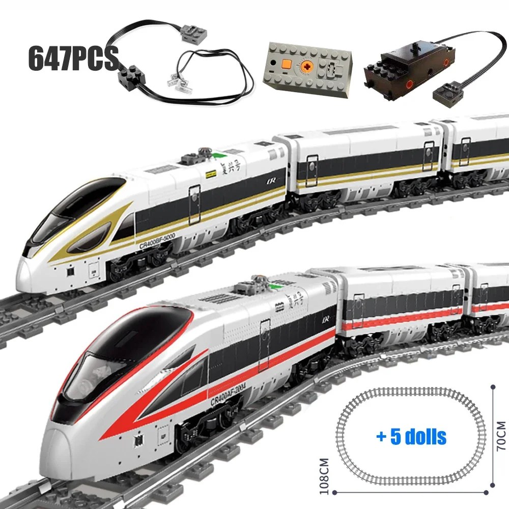 RC şehir buhar tren modeli demiryolu güç fonksiyonu ile yapı taşları tuğla montaj Fit 10219 21006 oyuncaklar doğum günü hediyeleri