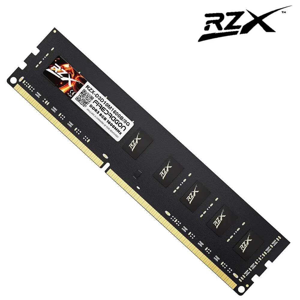 RZX DDR3 bellek 8GB 4GB 1.5V 240pin 1600MHz uudimm DIMM masaüstü bellek RAM