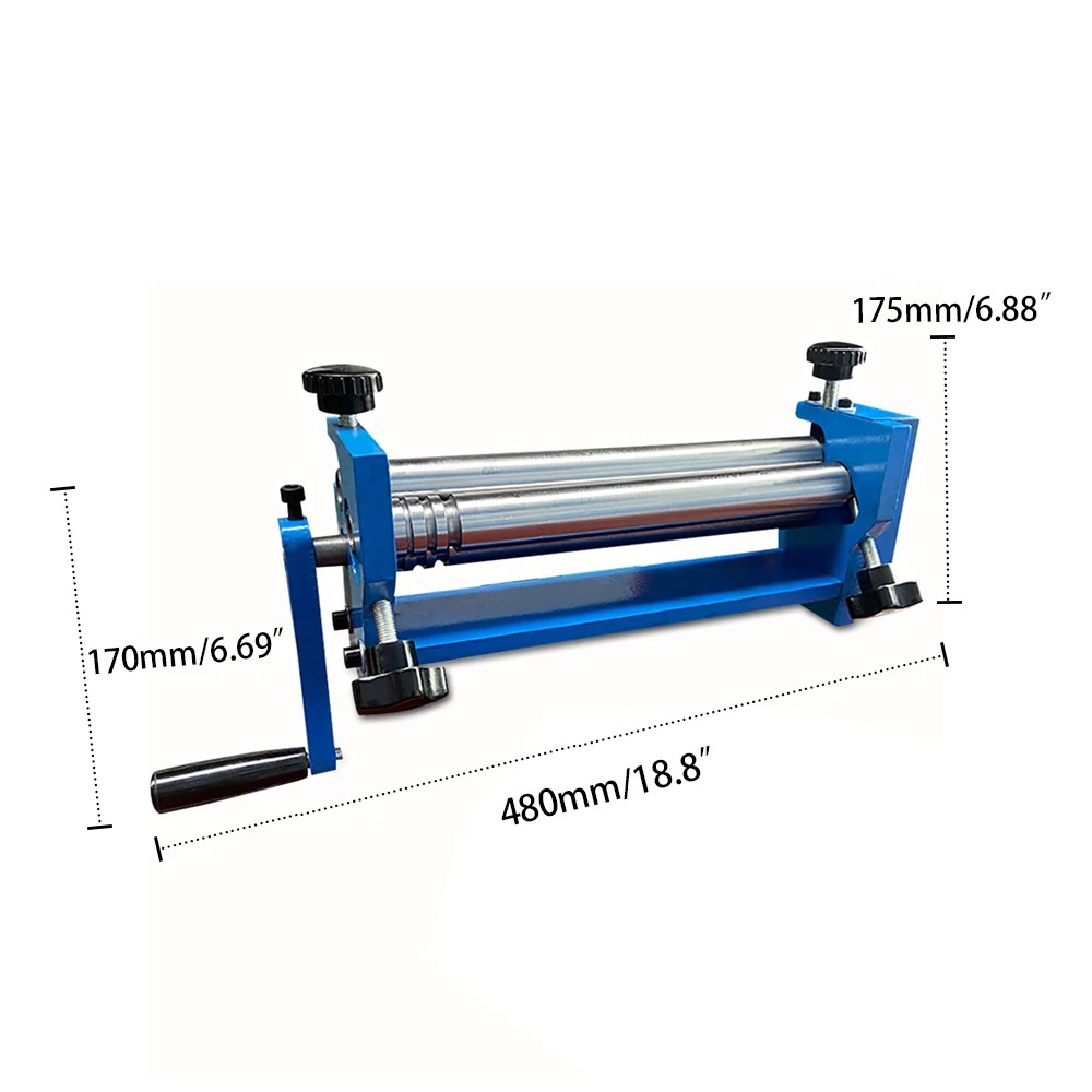 SJ300 üç rulo dairesel bükme makinesi manuel plaka bükme makinesi haddeleme makinesi 300mm - Görsel 5