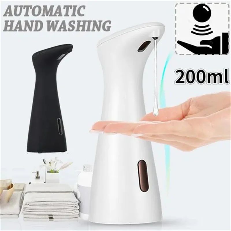 Sabunluk 200ml otomatik algılama akıllı sıvı el yıkama dağıtıcı mutfak malzemeleri ev banyo aksesuarları