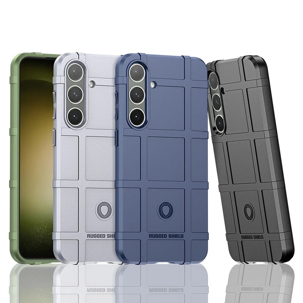 Samsung Galaxy için S24 + S23 Ultra S22 S21 FE S21 + S20 artı S20 FE S10 not 20 Ultra sağlam kalkan kapak kauçuk Fundas