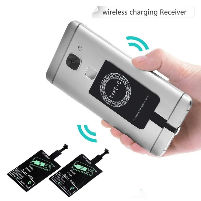 Samsung için kablosuz şarj alıcısı A50 A70 A51 A71 A10 S8 S9 S7 artı Huawei P10 Mate 10 Xiaomi tipi C Wireles şarj alıcısı