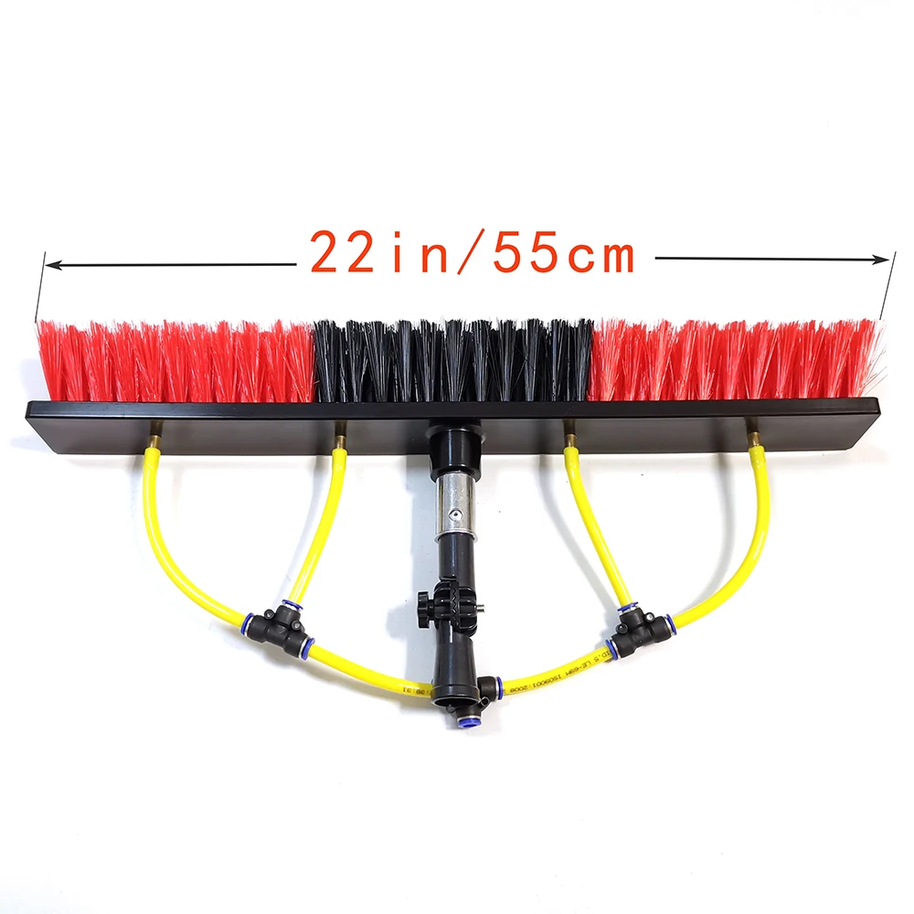 Pencere Cleanging ve GÜNEŞ PANELI için pencere temizleyici temizleyici su beslemeli fırça - AliExpress