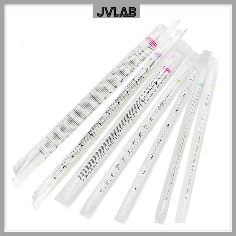 Serolojik pipetler steril plastik ölçekli Transfer hasır Serum damlalık 1/2/5/10/25/50/100mL pirojenik olmayan bireysel paketi