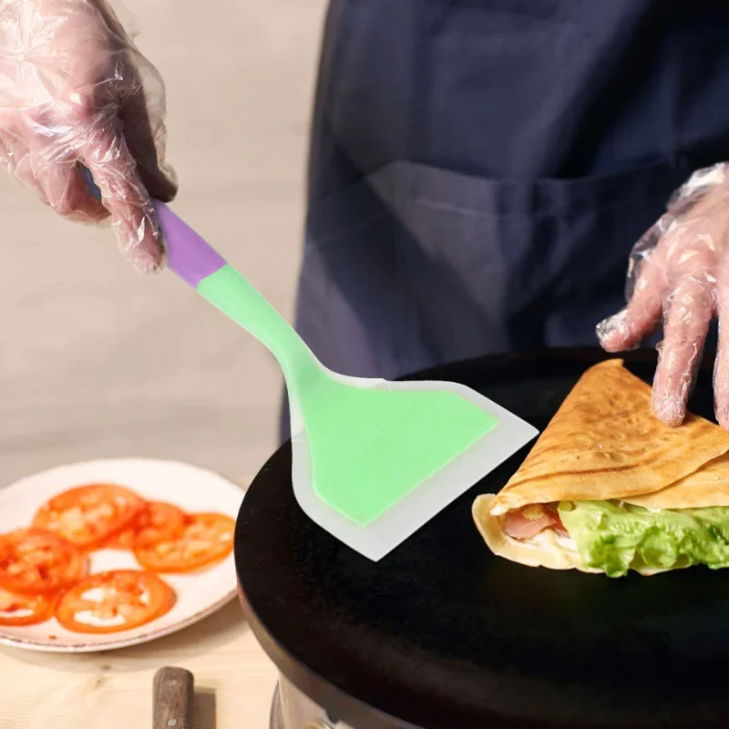 Silikon Spatula mutfak pişirme kapları sığır eti yumurta mutfak kazıyıcı geniş Pizza kürek yapışmaz Spatula pişirme araçları