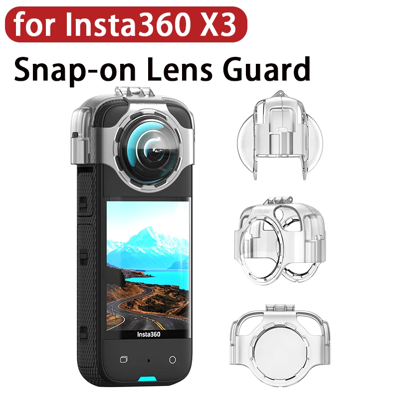 Silikon koruyucu Lens kapağı Insta360 X3 için silikon kılıf/vücut kapak/lens muhafızları kap spor kamera Insta360 X3 aksesuarları