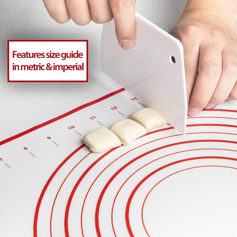 Silikon pişirme Mat Pad fırın tepsisi Pizza hamur makinesi pasta mutfak alet yapışmaz haddeleme hamur Mat pişirme araçları Bakeware