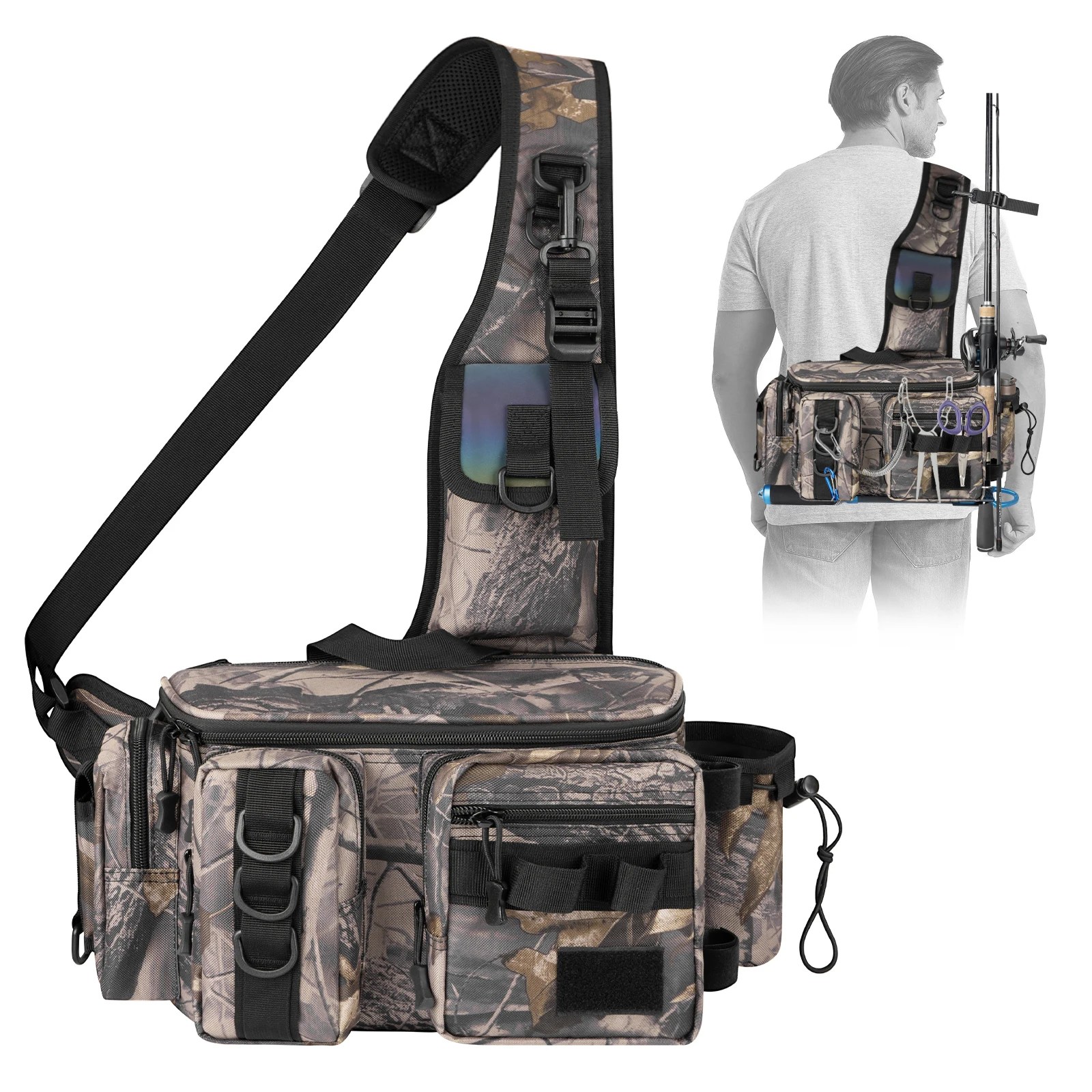 THKFISH olta çanta tek omuz Luya balıkçılık Reel vaka çanta balıkçılık seyahat omuz çantaları depolama Rod я ббаоаbackpacks Backpacks sırt çantaları