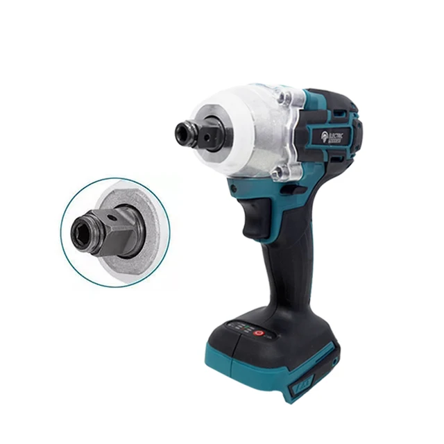 TW285 fırçasız darbe anahtarı 520N.M yüksek tork 1/2 ve 1/4 inç elektrikli alet pil paketi 3 tip kafaları Makita 18V pil için uygun