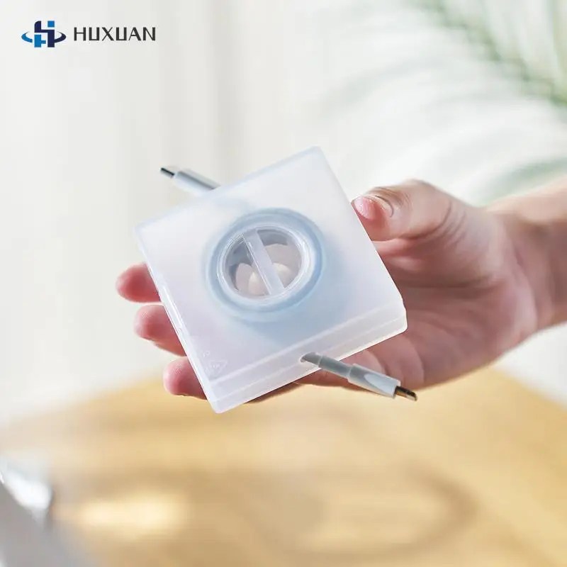 Taşınabilir şeffaf kablo düzenleyici kordon yönetimi USB kablosu sarıcı şarj tel depolama koruyucu
