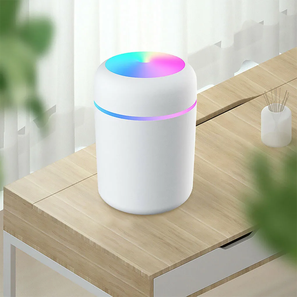 Taşınabilir hava nemlendirici 300ml ultrasonik aromalı uçucu yağ difüzör USB serin Mist Maker arıtma aromaterapi araba ev için