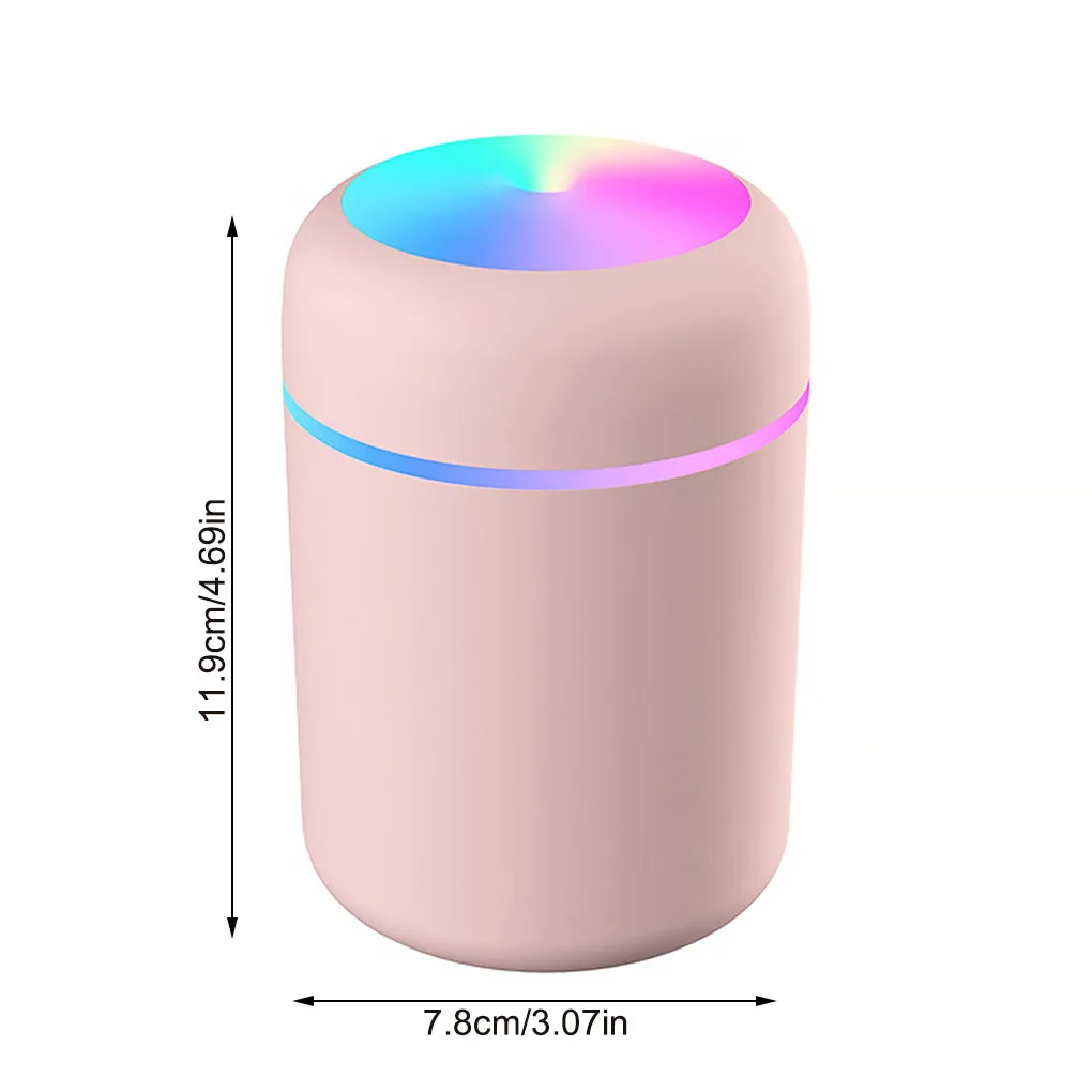 Taşınabilir hava nemlendirici 300ml ultrasonik aromalı uçucu yağ difüzör USB serin Mist Maker arıtma aromaterapi araba ev için