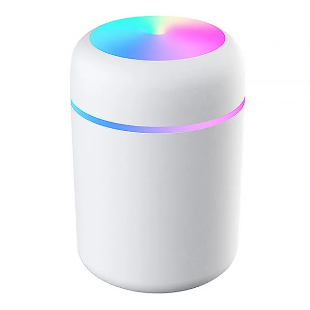 Taşınabilir hava nemlendirici 300ml ultrasonik aromalı uçucu yağ difüzör USB serin Mist Maker arıtma aromaterapi araba ev için - Görsel 8