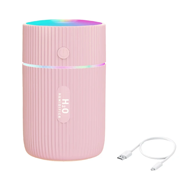Taşınabilir hava nemlendirici 300ml ultrasonik aromalı uçucu yağ difüzör USB serin Mist Maker arıtma aromaterapi araba ev için
