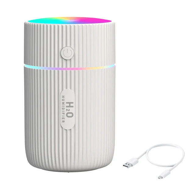 Taşınabilir hava nemlendirici 300ml ultrasonik aromalı uçucu yağ difüzör USB serin Mist Maker arıtma aromaterapi araba ev için