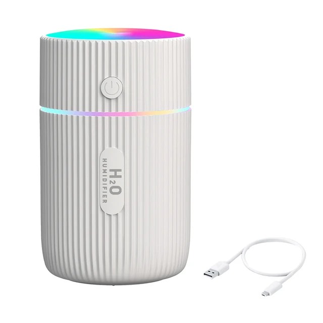 Taşınabilir hava nemlendirici 300ml ultrasonik aromalı uçucu yağ difüzör USB serin Mist Maker arıtma aromaterapi araba ev için - Görsel 11
