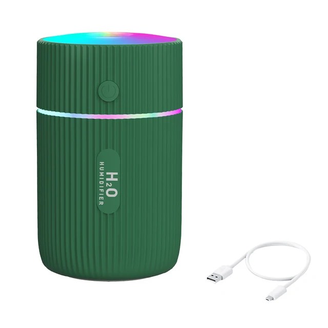 Taşınabilir hava nemlendirici 300ml ultrasonik aromalı uçucu yağ difüzör USB serin Mist Maker arıtma aromaterapi araba ev için - Görsel 13
