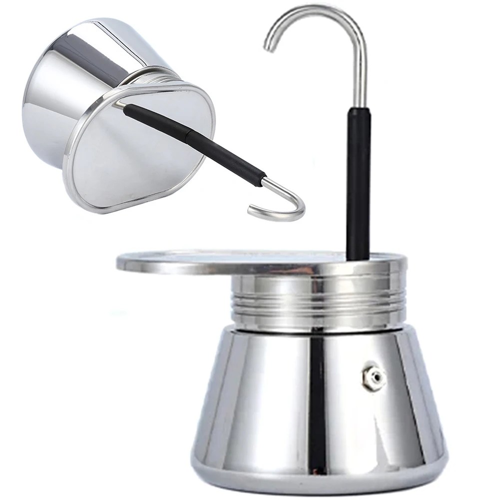 Tek/DoubleTube İtalyan kahve makinesi makinesi Espresso Mini el dökün kahve aletleri Pot kullanımı kolay ve hızlı temizleme Pot