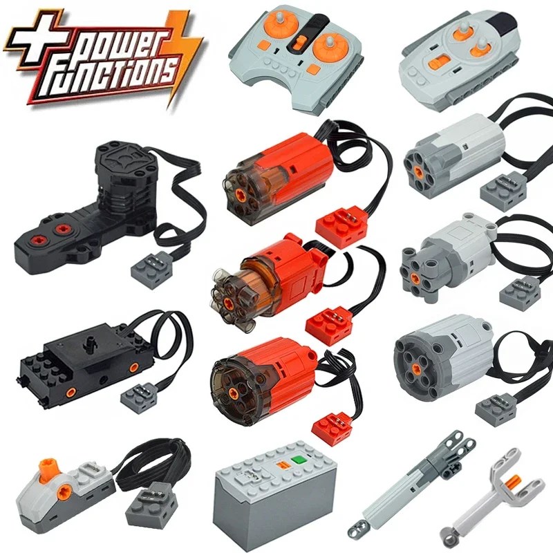 Teknik Motor Mini mikro parçaları M L XL Servo güç fonksiyonu PF setleri tren uzaktan kumanda yapı taşları MOC yüksek teknoloji Leduo