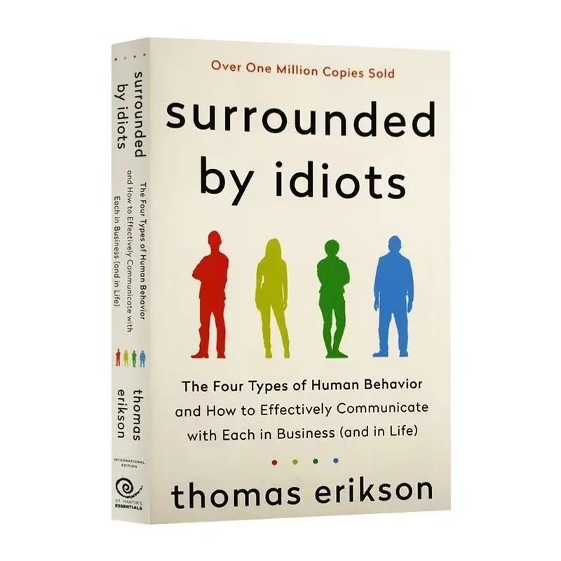 Thomas Erikson İngilizce kitap Bestseller roman tarafından dört tür insan davranışı ile çevrili