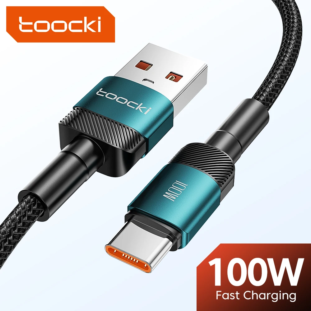 Toocki 100W USB tip C kablo hızlı şarj USB C şarj kablosu için Huawei P40 P30 Realme Oppo Oneplus Poco veri kablosu