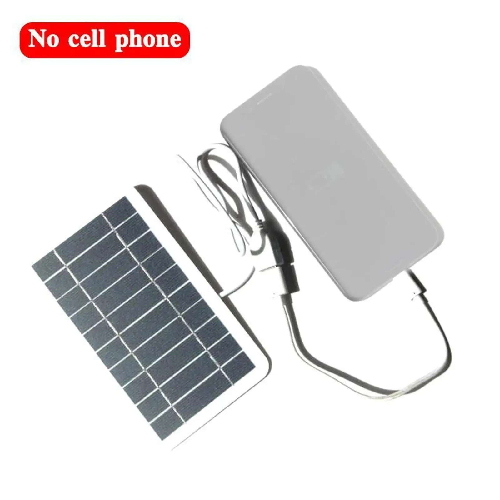 USB güvenli şarj ile taşınabilir GÜNEŞ PANELI 5V 2W güneş plaka Stabilize pil şarj cihazı güç banka telefon açık kamp için ev