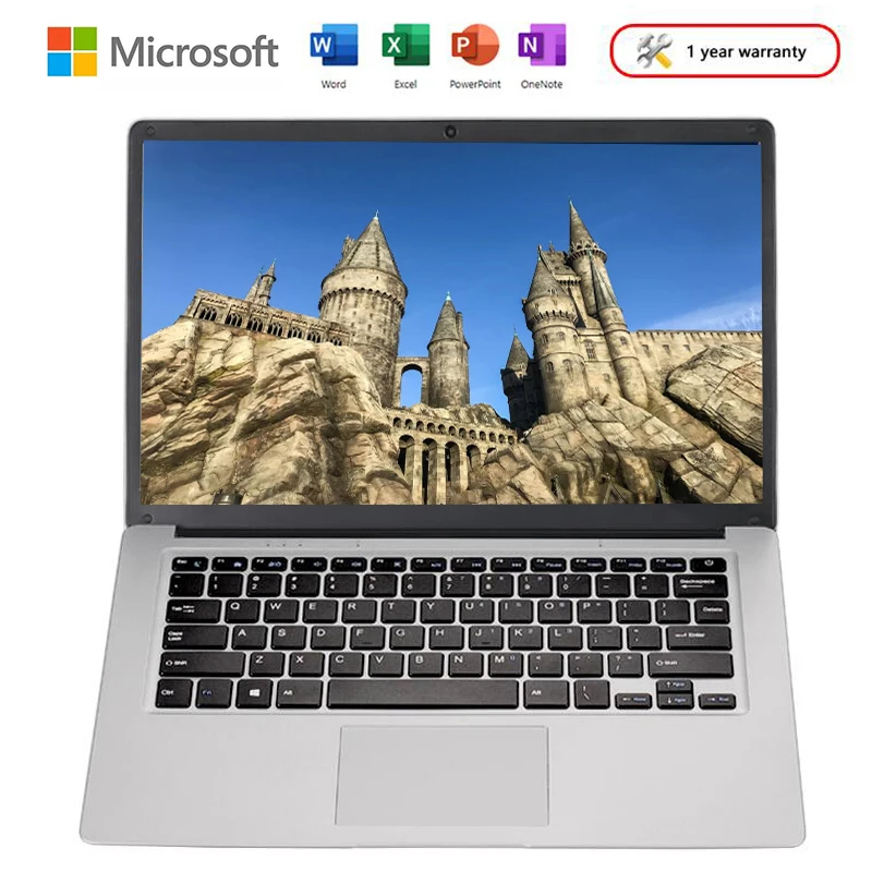 Ucuz 14.1 inç dizüstü bilgisayar Ram 6GB DDR3 128G 256GB 64G EMMC Intel Celeron dizüstü Windows 10 dizüstü bilgisayarlar ile 512G SSD