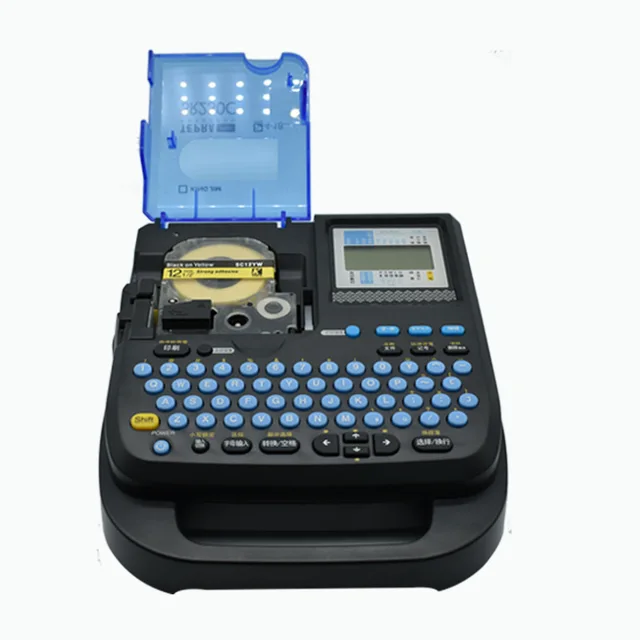 Uyumlu Jingong etiket makinesi SR230CH taşınabilir el kablo iletişim mühendisliği Mini 4-18mm etiket yazıcı