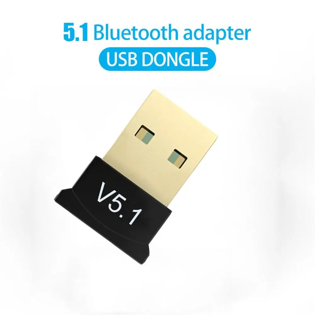 V5.1 kablosuz Usb Bluetooth uyumlu Pc Laptop için 5.1 adaptör Aux verici müzik alıcısı adaptörü
