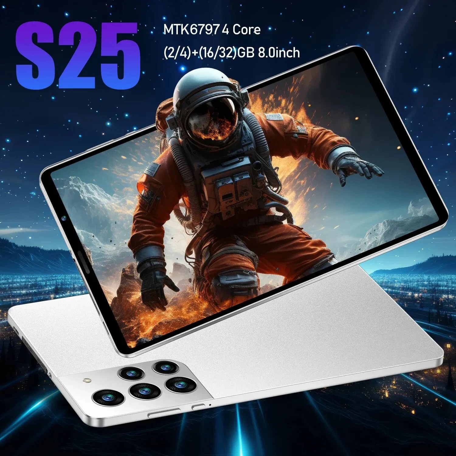 VERYHDSN Global küresel Firmware orijinal Tablette Android GPU Quad Core Smartphone 8 inç kamera 5MP 8MP Wifi Tablet Pad için çalışma