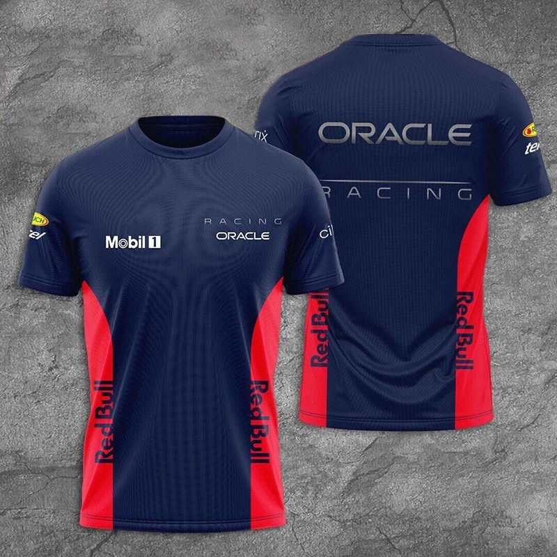 Verstappen dünya şampiyonu yarışçı Harajuku erkek tişört hollandalı yarış Fan logosu yeni moda nefes rahat o yaka üst - Görsel 3