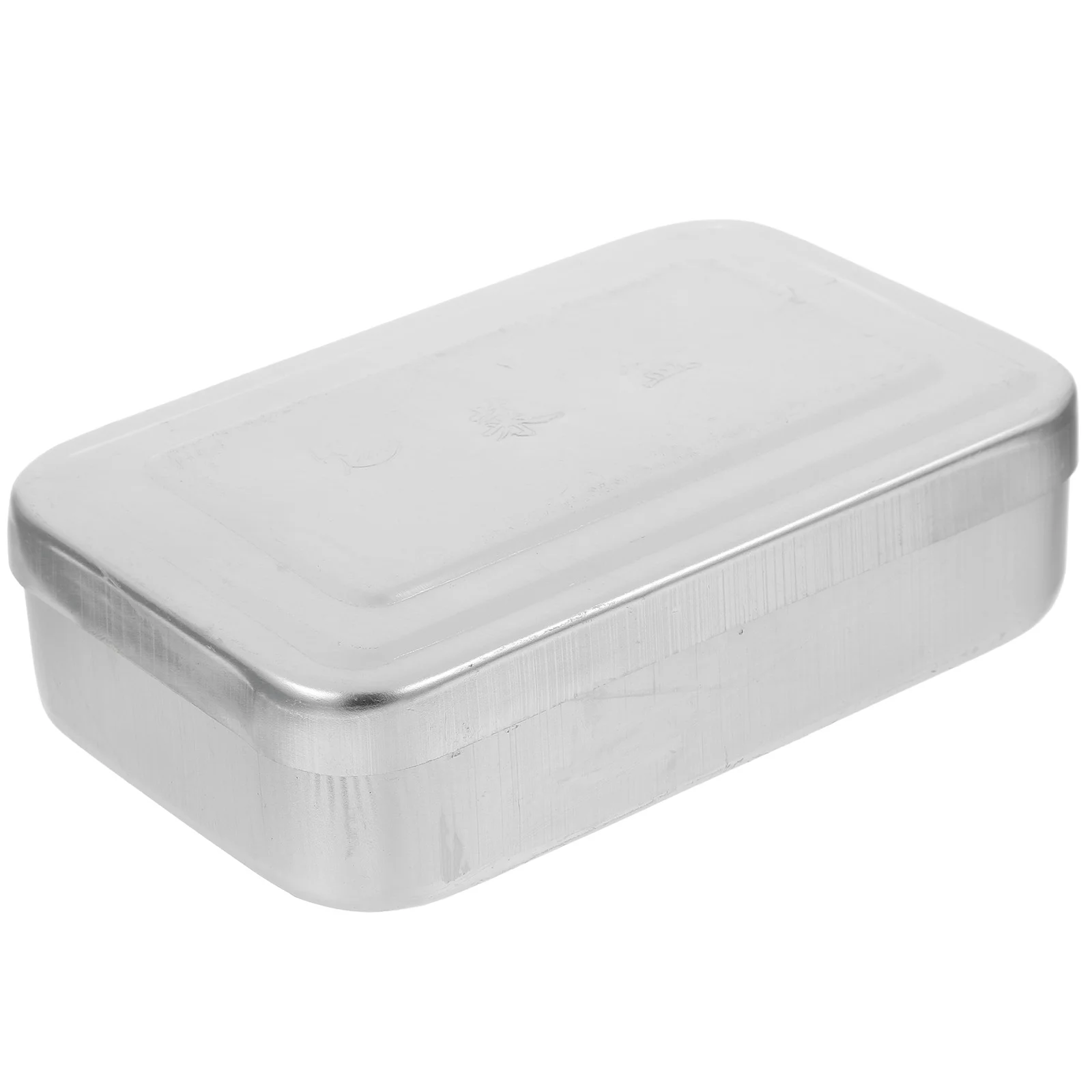 Vintage yemek kabı piknik şartları konteyner nostalji gıda eşyaları tutucu alüminyum öğeler özledim Lunchbox gitmek için - Görsel 1