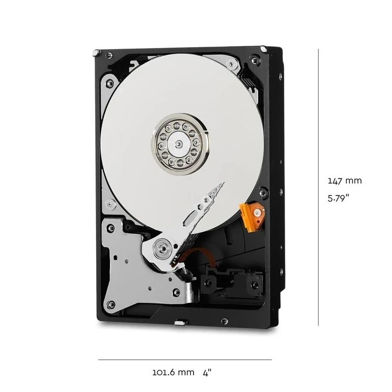 WD mor 4TB 6TB 3TB gözetim HDD 64M önbellek 6.0 3.5 Gb/s "batı dijital dahili sabit disk 1TB -12TB HD Harddisk - Görsel 3