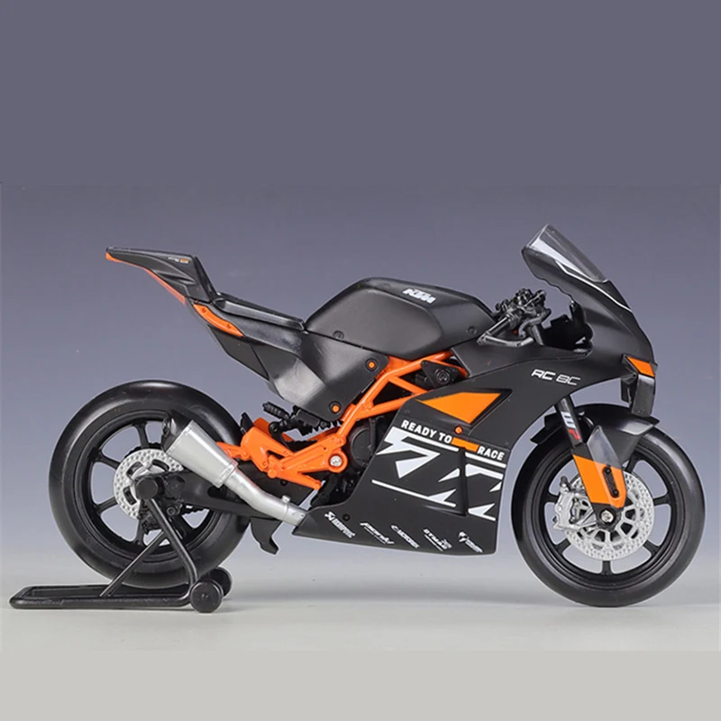 Welly 1:12 KTM RC 8C alaşım yarış motosiklet modeli Diecasts Metal sokak yol spor motosiklet modeli koleksiyonu çocuk oyuncakları hediyeler