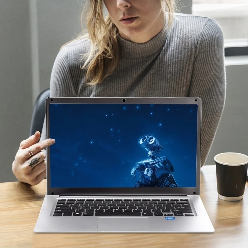 Windows 10 dizüstü 14.1 inç taşınabilir ofis netbook 6G RAM hızlı operasyon