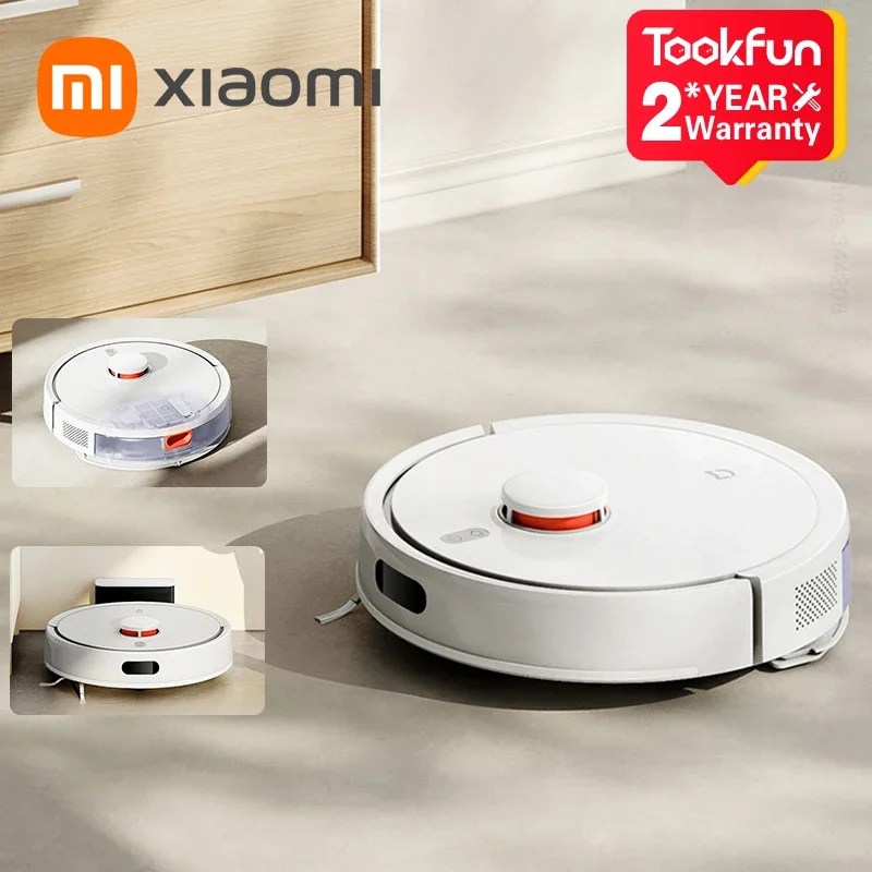 XIAOMI MIJIA 3C Edition Edition Robot elektrikli süpürgeler ev akıllı planlanan için 5000PA siklon emme süpürme toz yıkama paspas
