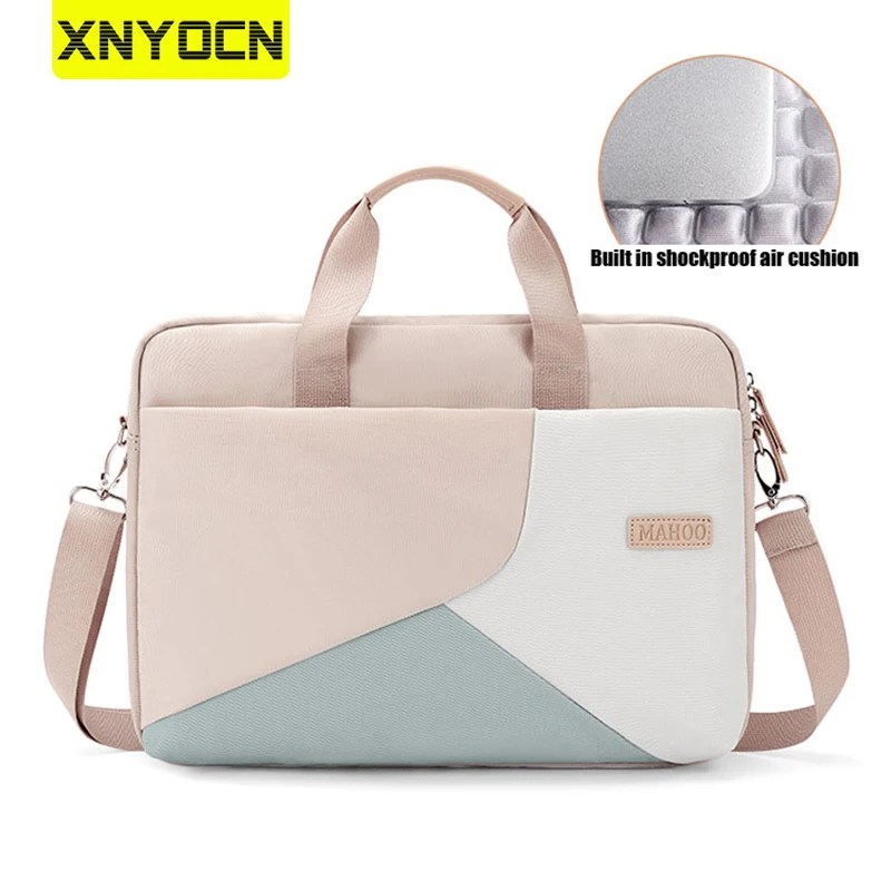 Xnyocn Laptop kol çantası 15.6 inç dayanıklı evrak kolu çanta dizüstü bilgisayar koruyucu kılıf için HP Dell Macbook Ultrabook