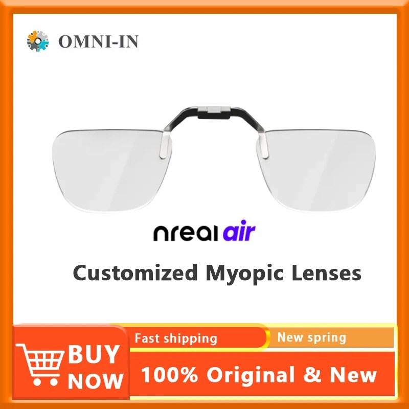 Xreal Nreal hava Air2 Air2 Pro miyopi Lens özel derece akıllı AR gözlük asferik reçine anti-mavi ışık lensler anti-radyasyon