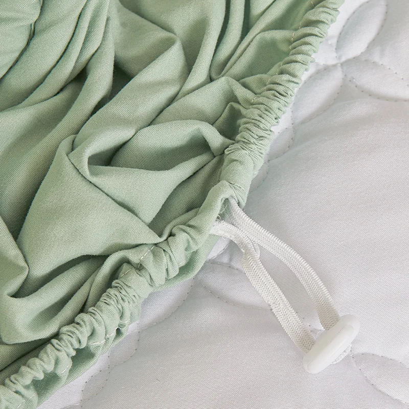 Yatak saf pamuk kalın yatak örtüsü soya mikrofiber dolum elastik çarşaf kraliçe kral yatak ped koruyucu