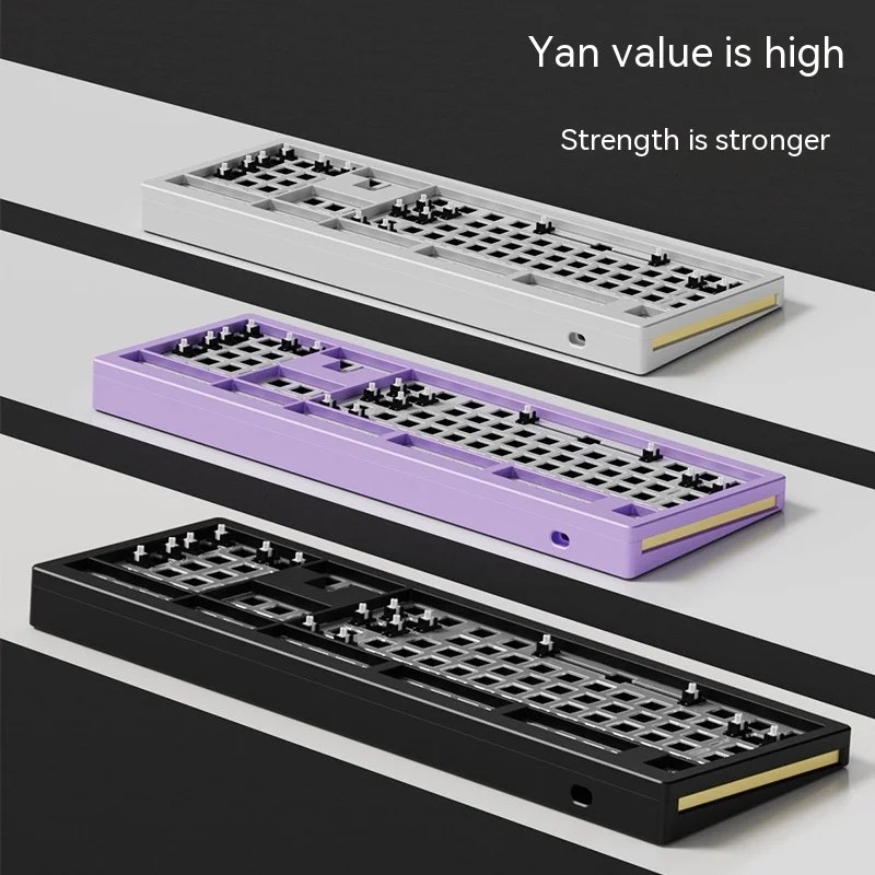Yeni MONSGEEK M5 mekanik klavye kiti alüminyum alaşım CNC isı değişimi RGB oyun klavye conta PC oyun konsolu aksesuarları