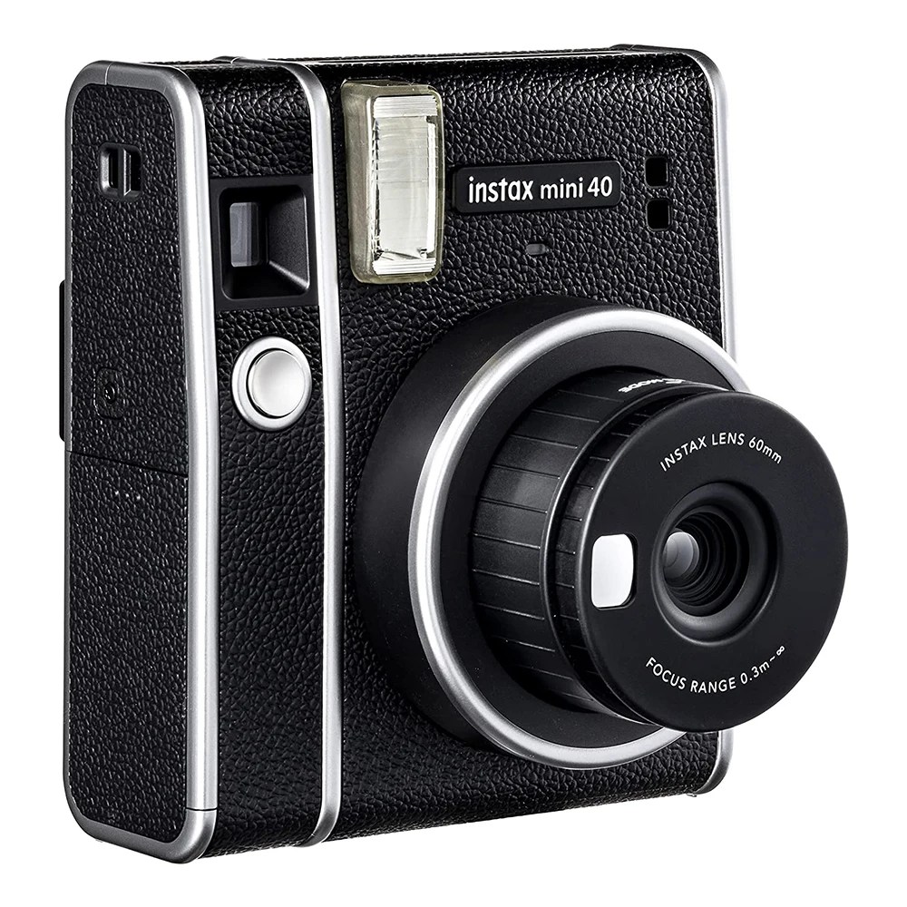 Yeni fuji film Instax Mini 40 anında kamera siyah ve Fuji Film fotoğraf kağıdı/Fuji Ffilm siyah ve beyaz zaman filmi fotoğraf kağıdı