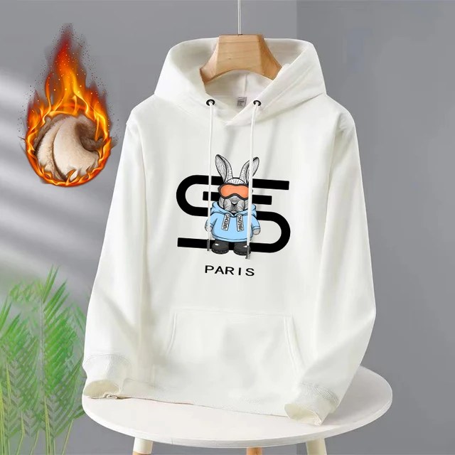Yeni lüks moda Hoodies uzun kollu kazak kapüşonlu eşofman üstü Unisex baskı Hoodies rahat Streetwear için erkek giyim - Görsel 12