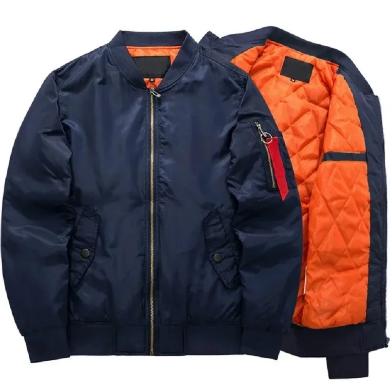 Yeni moda marka erkek rahat ceket büyük boy erkekler Pilot bombacı ceket erkek artı boyutu 6XL 6XL 7XL 8XL palto