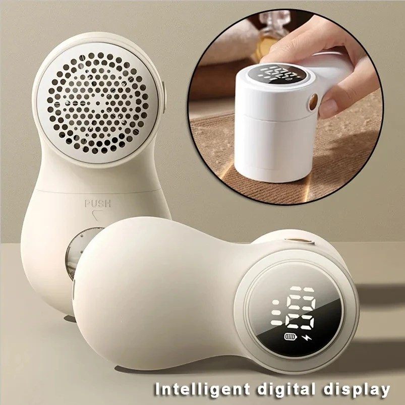 Yeni pamuk tiftiği temizleyici elektrikli Hairball düzeltici akıllı LED dijital ekran kumaş USB şarj taşınabilir profesyonel hızlı ev