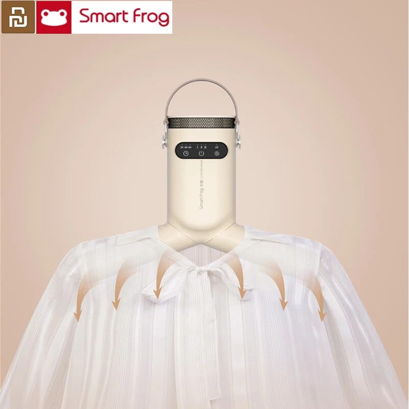 Youpin SmartFrog mini elektrikli taşınabilir ısıtmalı giysi kurutma makinesi ayakkabı giysi kurutma raf askıları katlanabilir isıtıcı