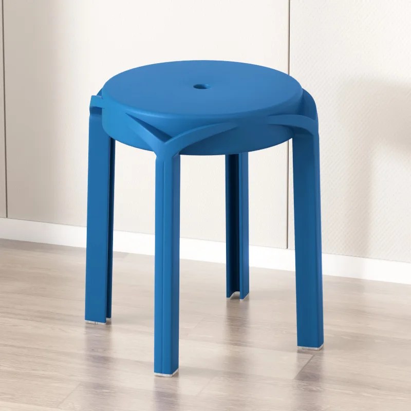 Z82stool ev basit kalınlaşmış istiflenebilir kare dışkı depolama sandalye plastik tezgah yemek masası yüksek tabure tek dışkı