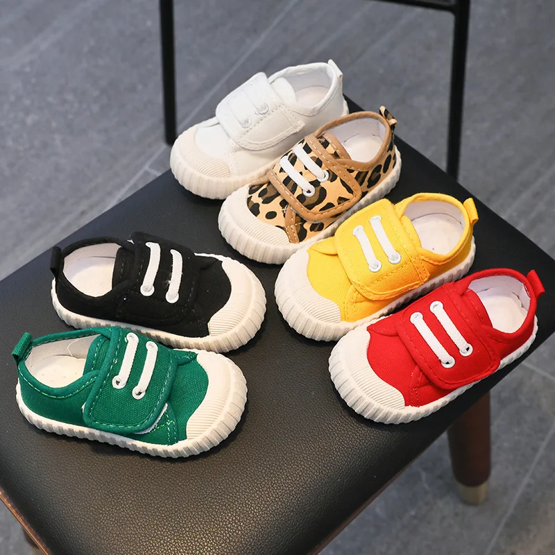 Çocuk kanvas ayakkabılar ilkbahar sonbahar nefes yeni düz erkek kız eğilim spor salonu ayakkabısı çocuk Sneakers erkek tulumları rahat ayakkabılar