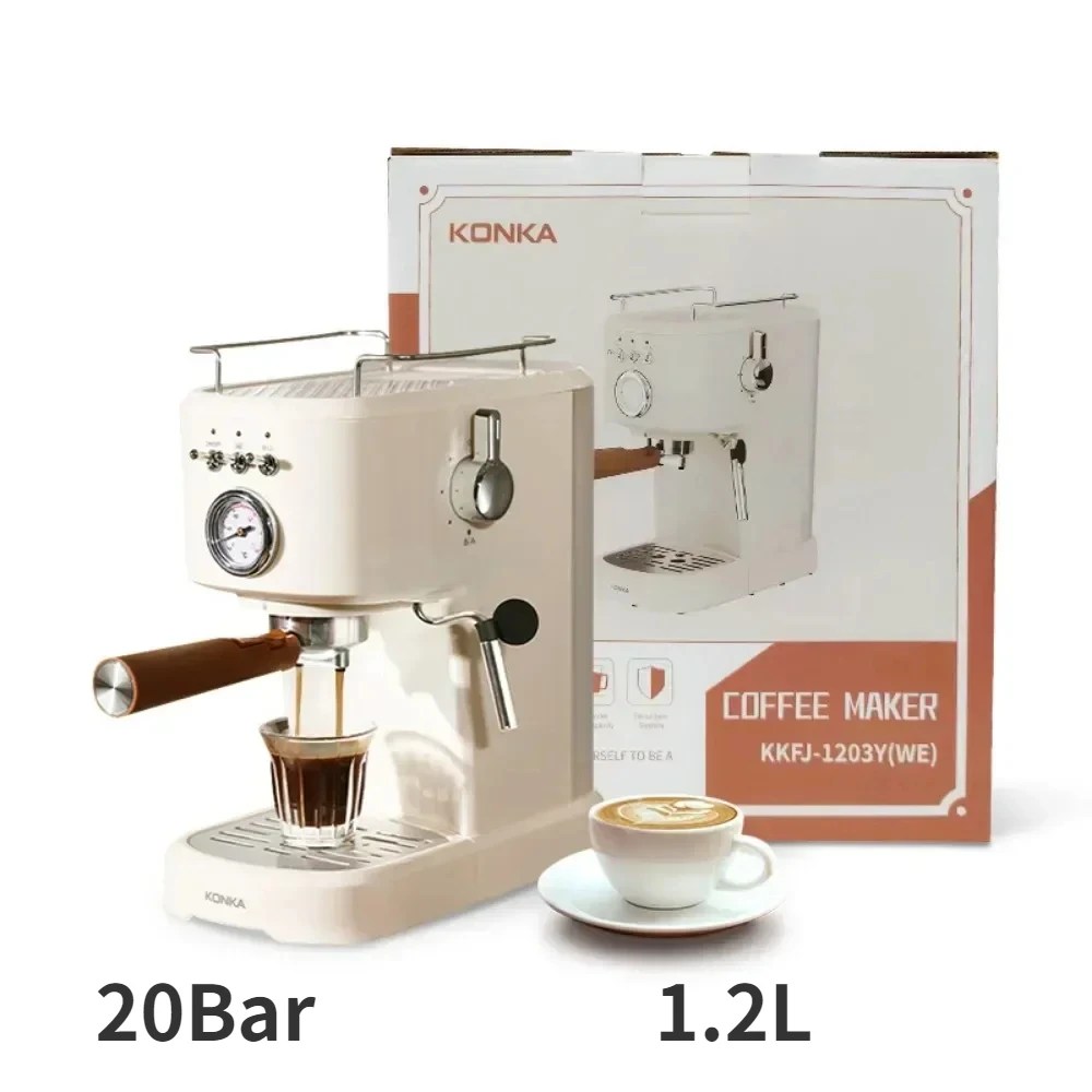 İtalyan kahve makinesi yarı otomatik ekstraksiyon Espresso makinesi ev küçük kol kapsül kahve makinesi kahve makinesi